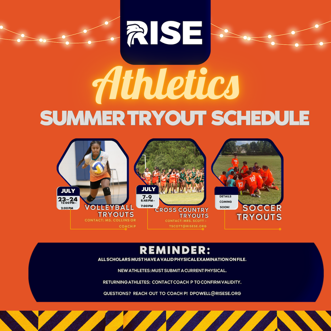 Athletics Tryouts Flyer